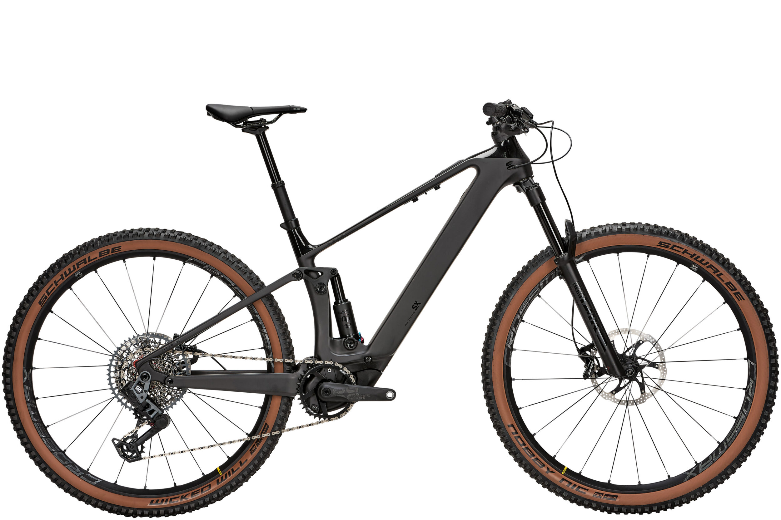 Bulls Sonic Evo AM SX 2 in UD Carbon Black – Seitenansicht