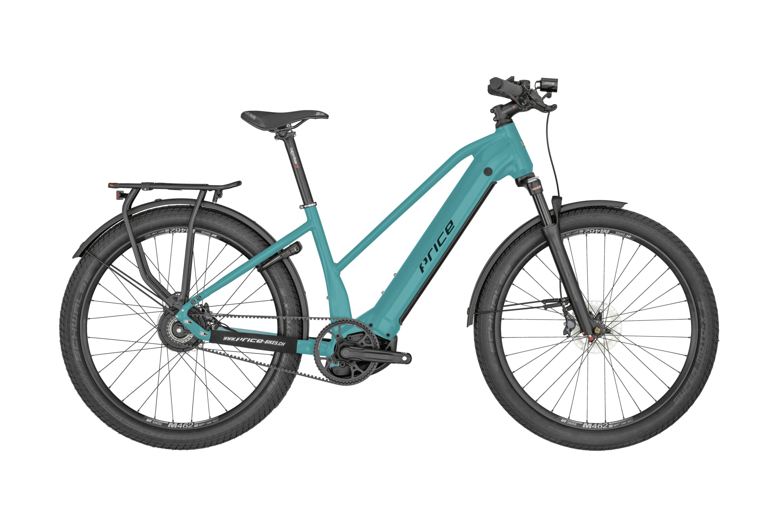 <strong>PRICE</strong> e-Speed Trapez iTube – 45 km/h, Aqua Blau matt